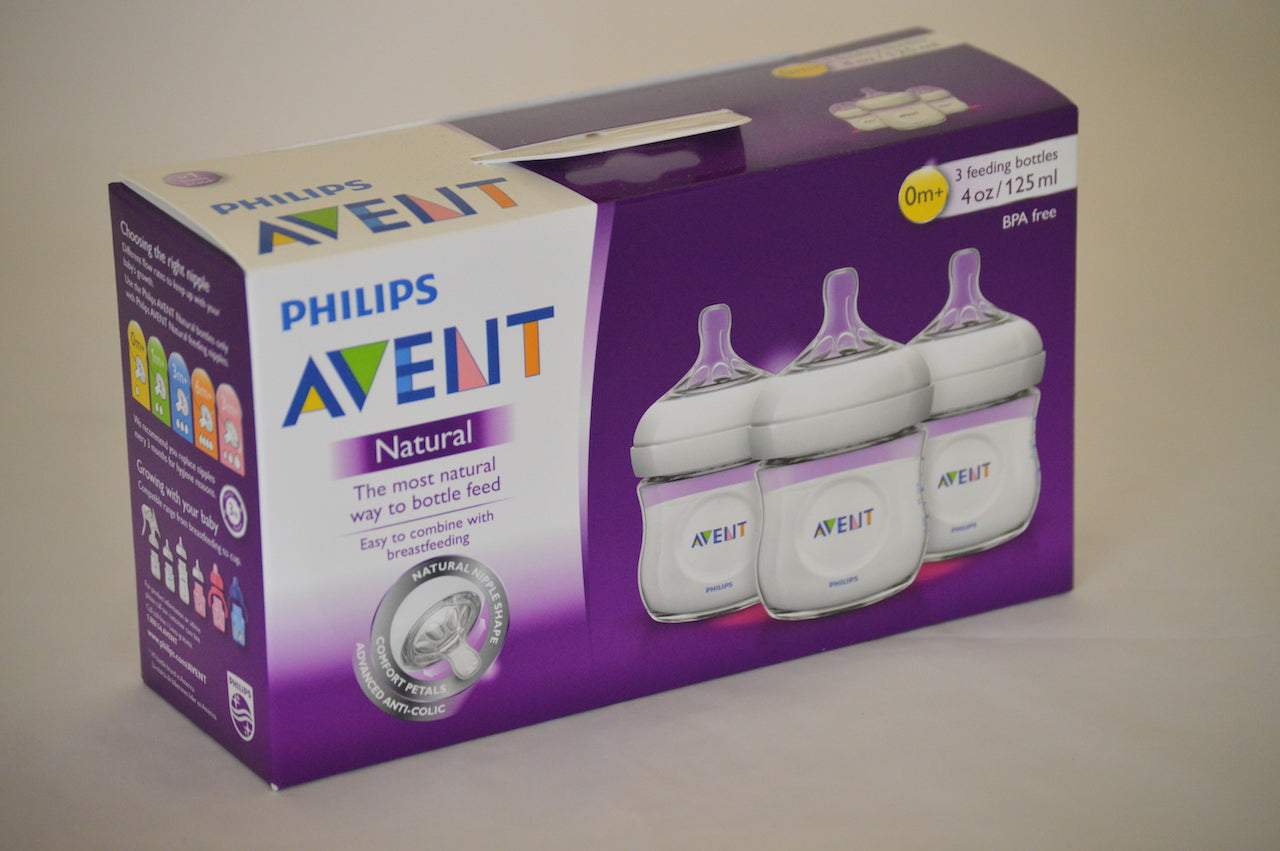 Philips AVENT  Natural Baby Bottles 3pk - Plumme Box